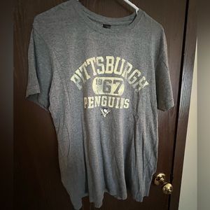 Pittsburgh Penguins Grey Short Sleeve Tee